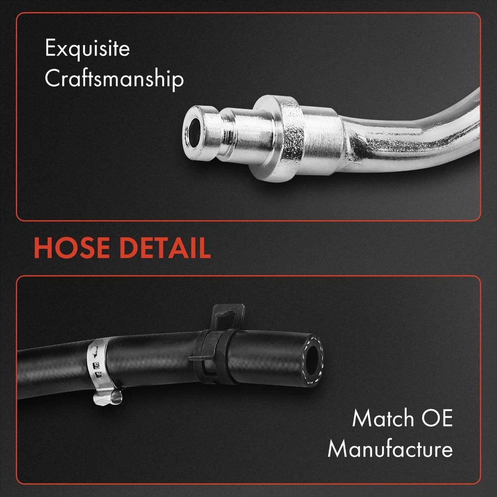 2X Power Steering Return Line Hose Assembly for Ford F-150 (2004-2008)