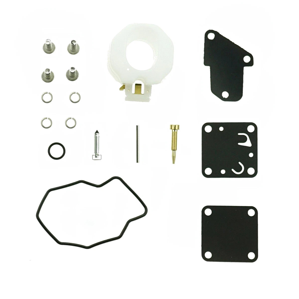 Carburetor Repair Kit for Yamaha 2 Stroke 4HP 5HP Outboard (6E3-W0093-00)