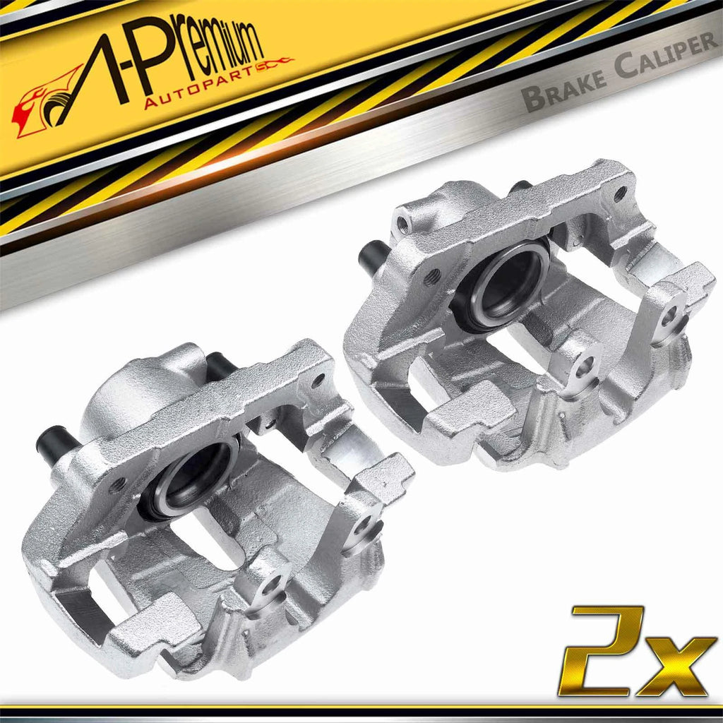 Pair Front Brake Calipers with Brackets for BMW X5 X6 (2007–2014)