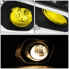 Pair of Fog Lights with Switch for Toyota Tacoma (2016–2017) - Yellow Lens