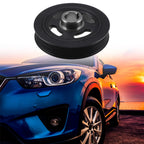 Engine Harmonic Balancer Crank Pulley for Pontiac Vibe (2003–2010) 1347022041 Steel Black