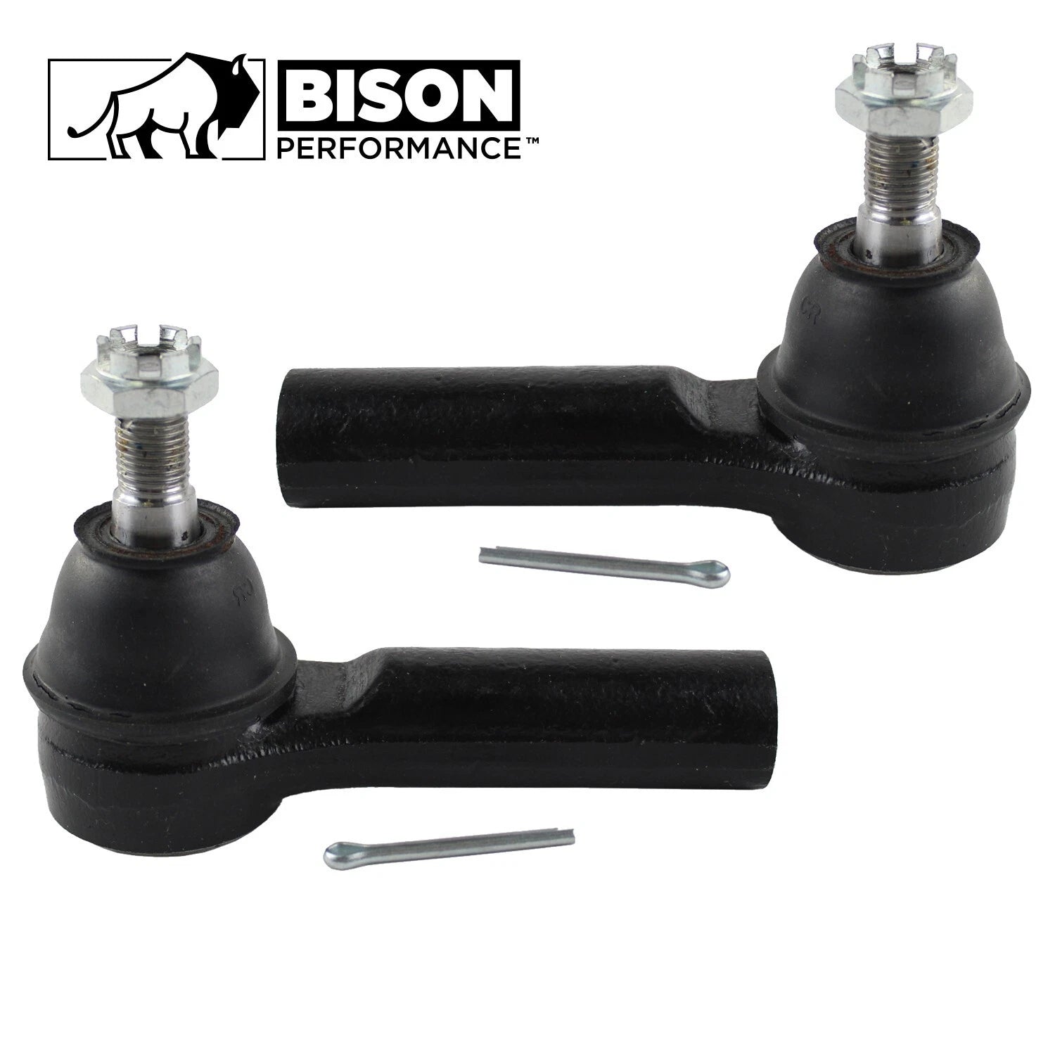 2pc Outer Steering Tie Rod End for Ford Escape, Tribute, Mariner (2001–2012)