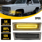 Side Marker Light for Chevy GMC C/K 10 Suburban Blazer Jimmy (1981–1991) Smoked