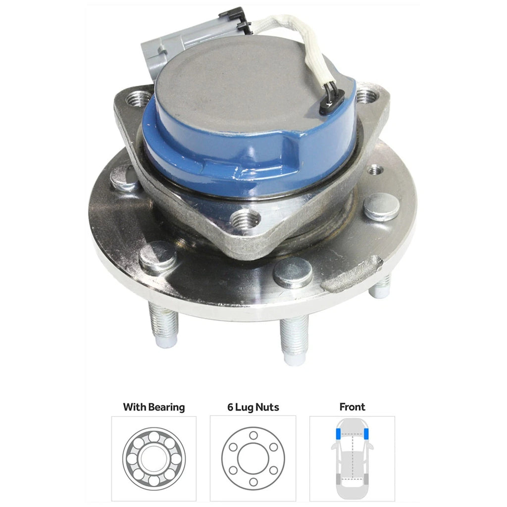 Set of 2 Wheel Hubs for Cadillac CTS
