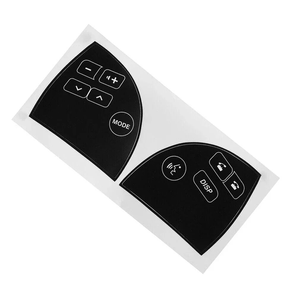 Steering Wheel Control Button Decals for 2007-2012 Lexus ES350 (2007-2012)