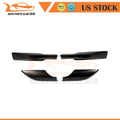 Set of 4 Black Cover Rail End Shells for Toyota RAV4 (2006–2012)
