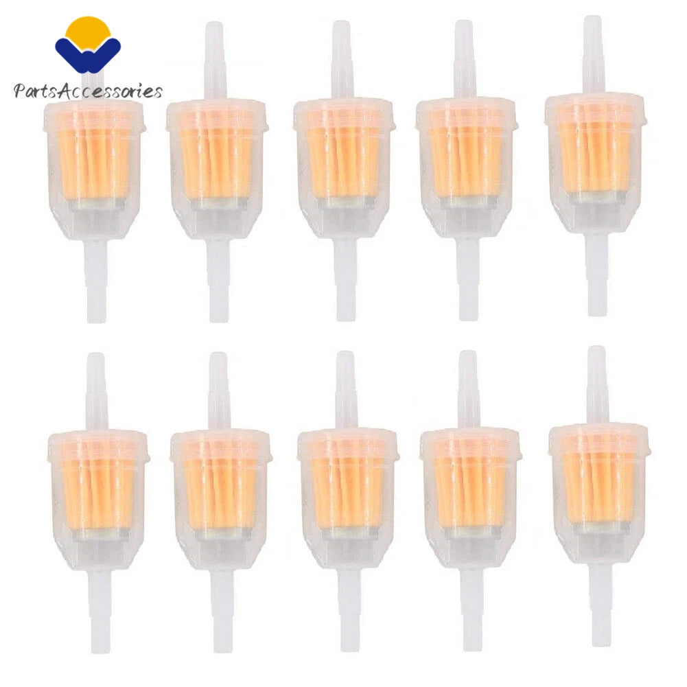 40PCS Inline Gas Oil Fuel Filter for Small Engine (1/4" 5/16" Line)