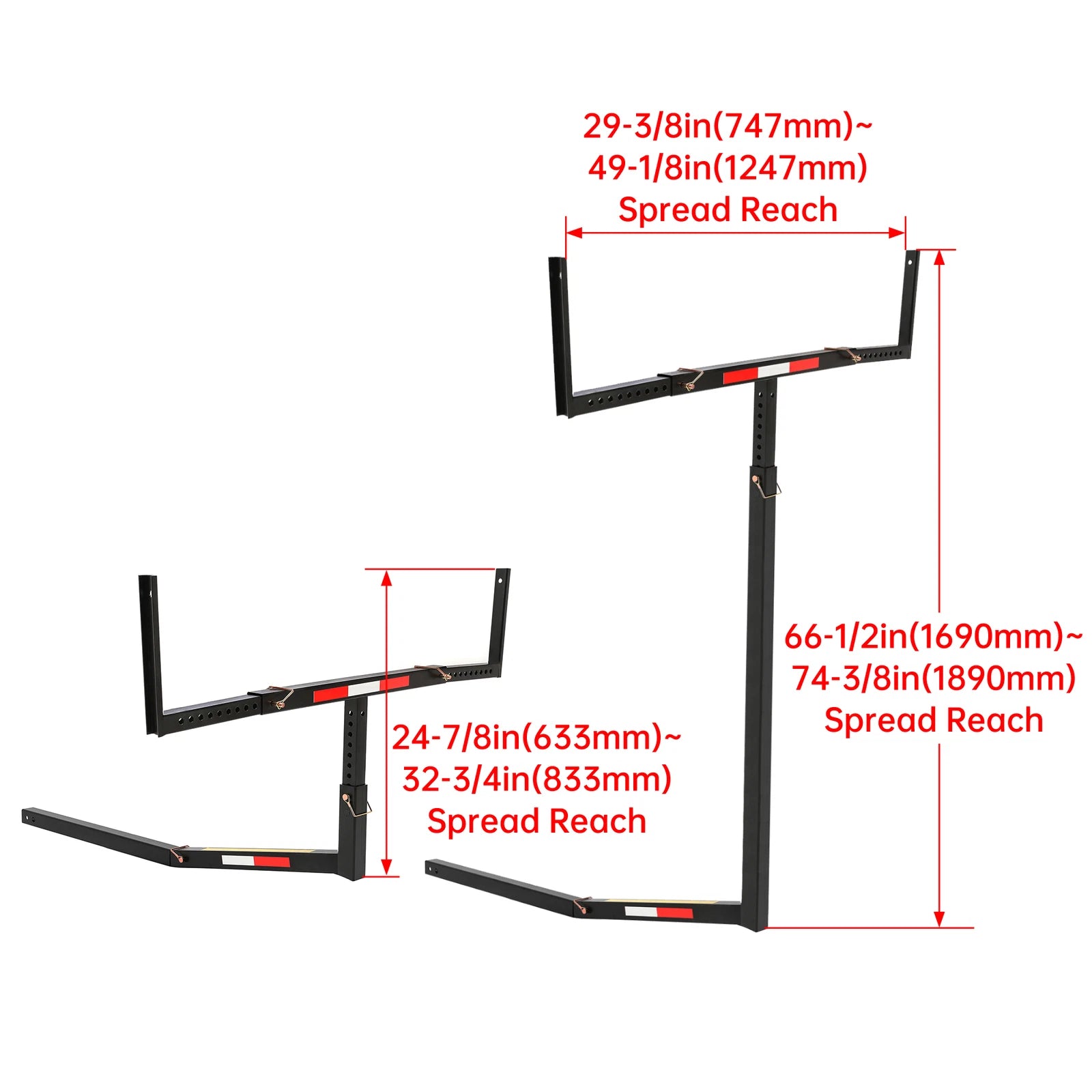75" Kayak Bed Extender for Pickup Truck (Fits Most Models)