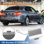 Rear Bumper Tow Hook Cover for BMW 5 Series F10 Titan Silver