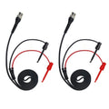 BNC Male to Dual Test Hook Clip Cables 120cm (Pack of 2)