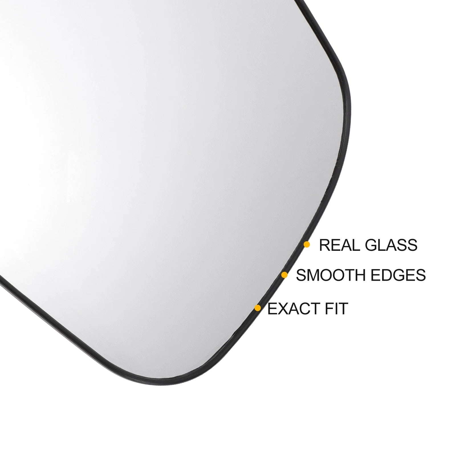 Right Side Heated White Mirror Glass for KIA Sorento (2020–2024)