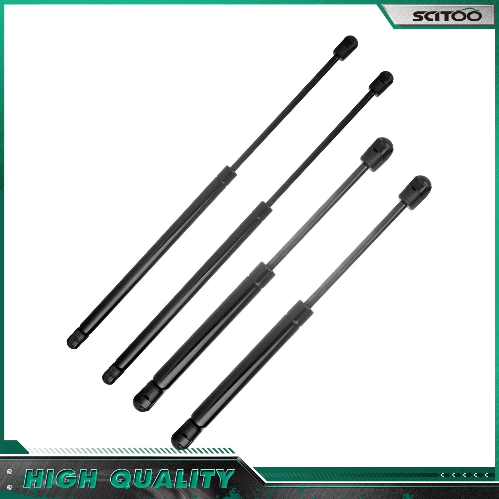 2 Hood Trunk Lift Supports Gas Springs for Hyundai Sonata (2002–2005)