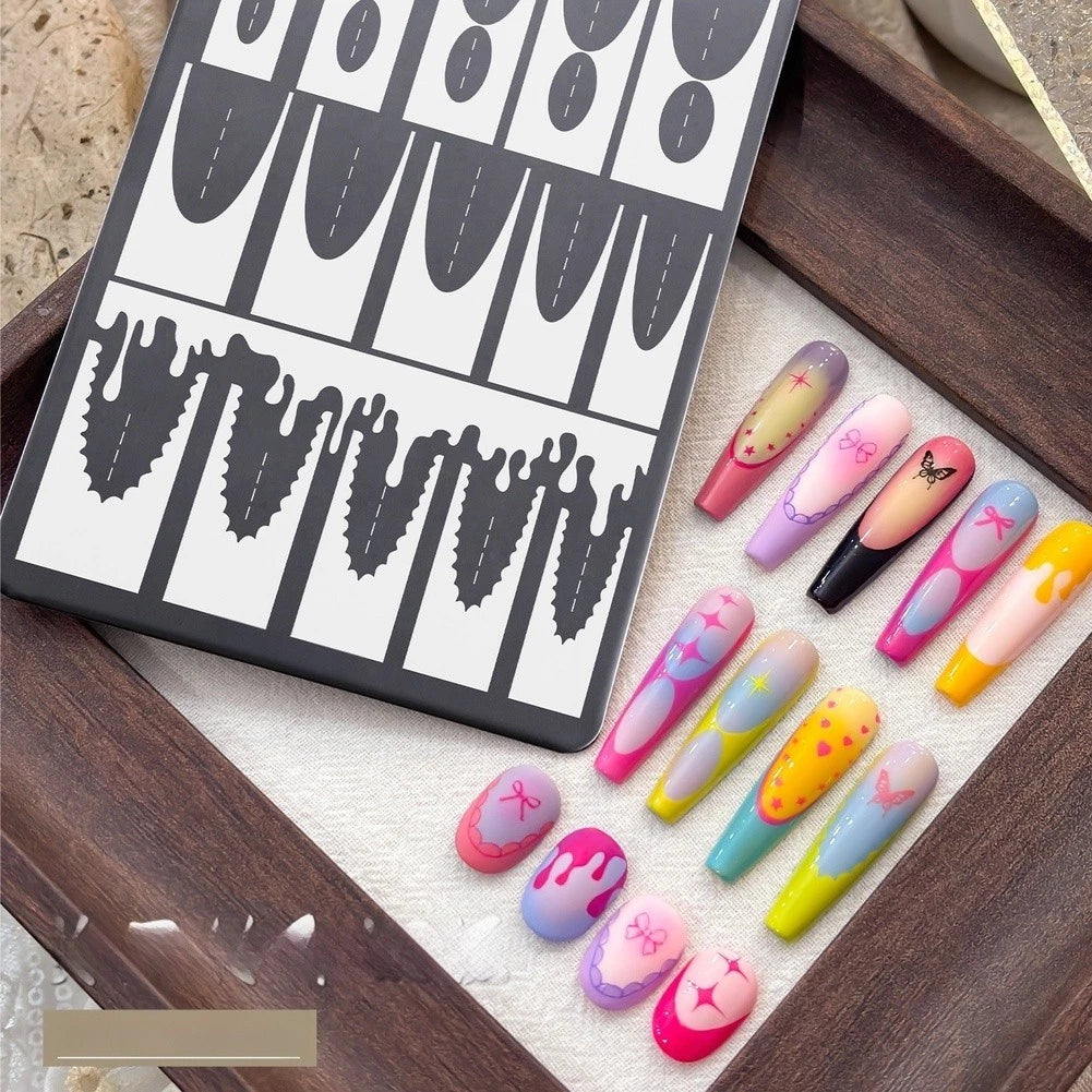 Nail Art Transfer Tool for French Designs (14.5 cm x 9.5 cm)