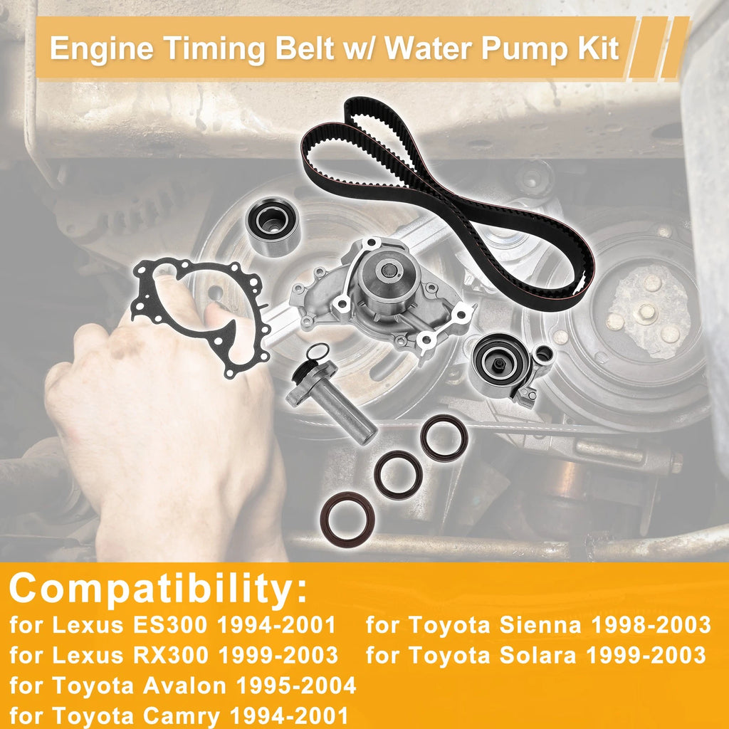 Timing Belt Water Pump Kit for Lexus ES300 (1994–2001) No.TBK257/WPTO033