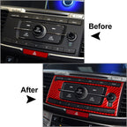 Central Control Volume Switch Panel Cover Trim Red for Honda Accord (2013–2017)