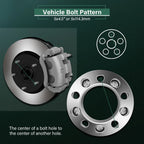 Set of 4 Wheel Spacers 2" 5x4.5 1/2"x20 for Jeep Liberty Wrangler TJ YJ XJ Ford Ranger