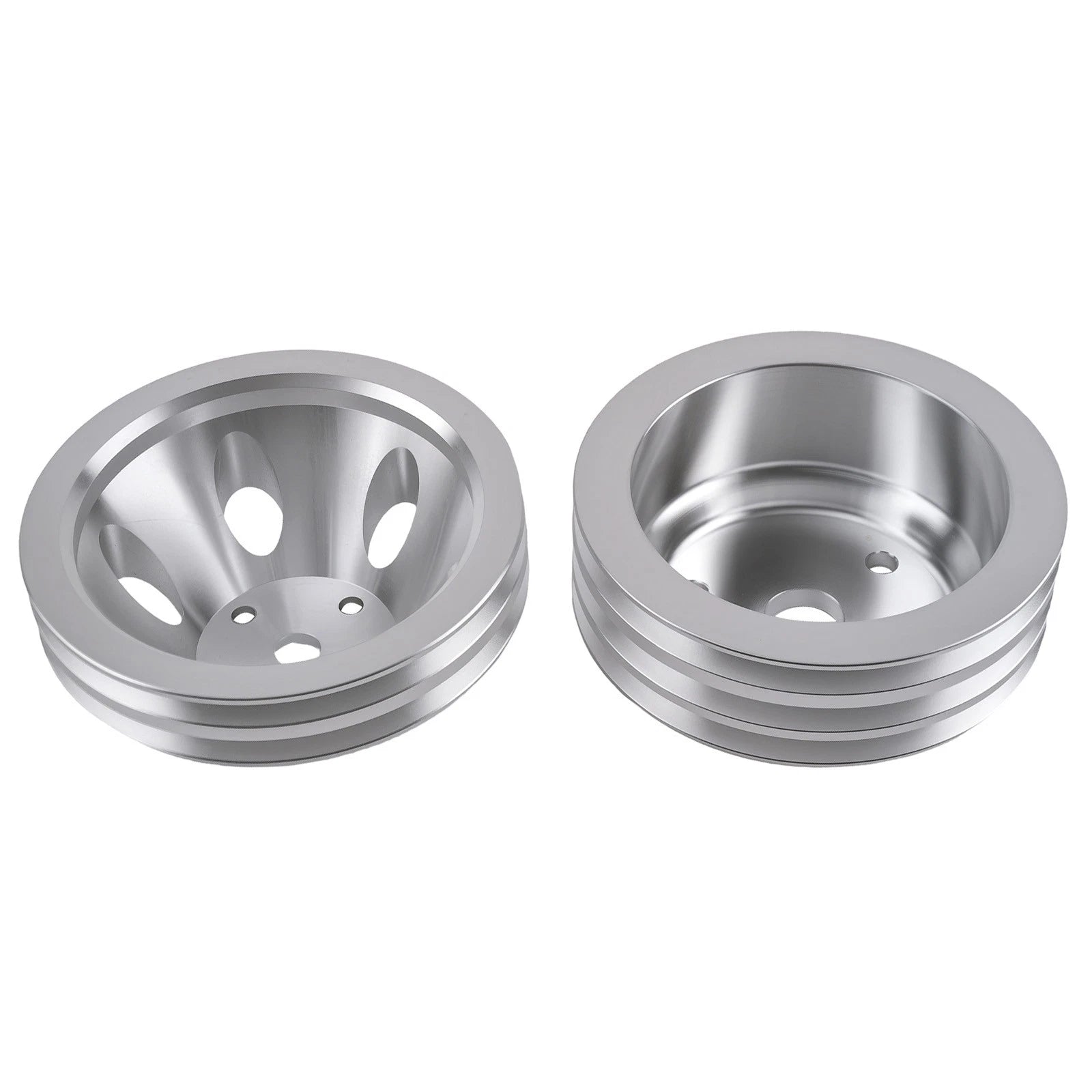 2&3 Groove Pulley for Chevrolet SB 265–400 (1960–1969) Aluminum Long Pump Kit