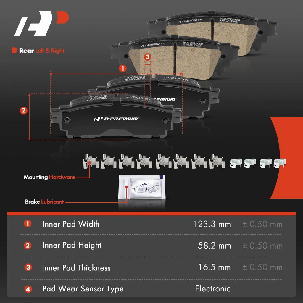 Ceramic Brake Pad Set for Toyota C-HR (2018-2019)
