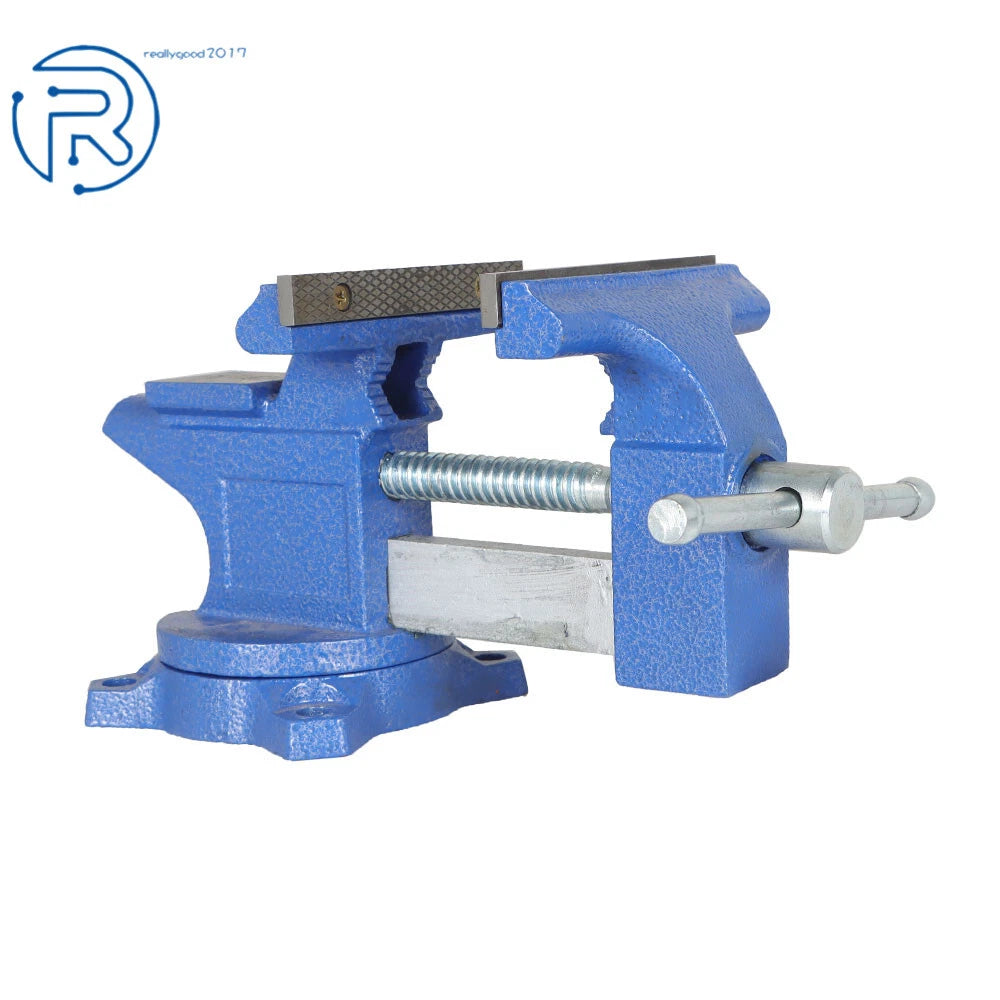 4.5" Heavy Bench Vise with Anvil for Workbench
