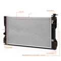 Aluminum OE Style Radiator for Corolla Vibe 2009–2010 DPI-13049