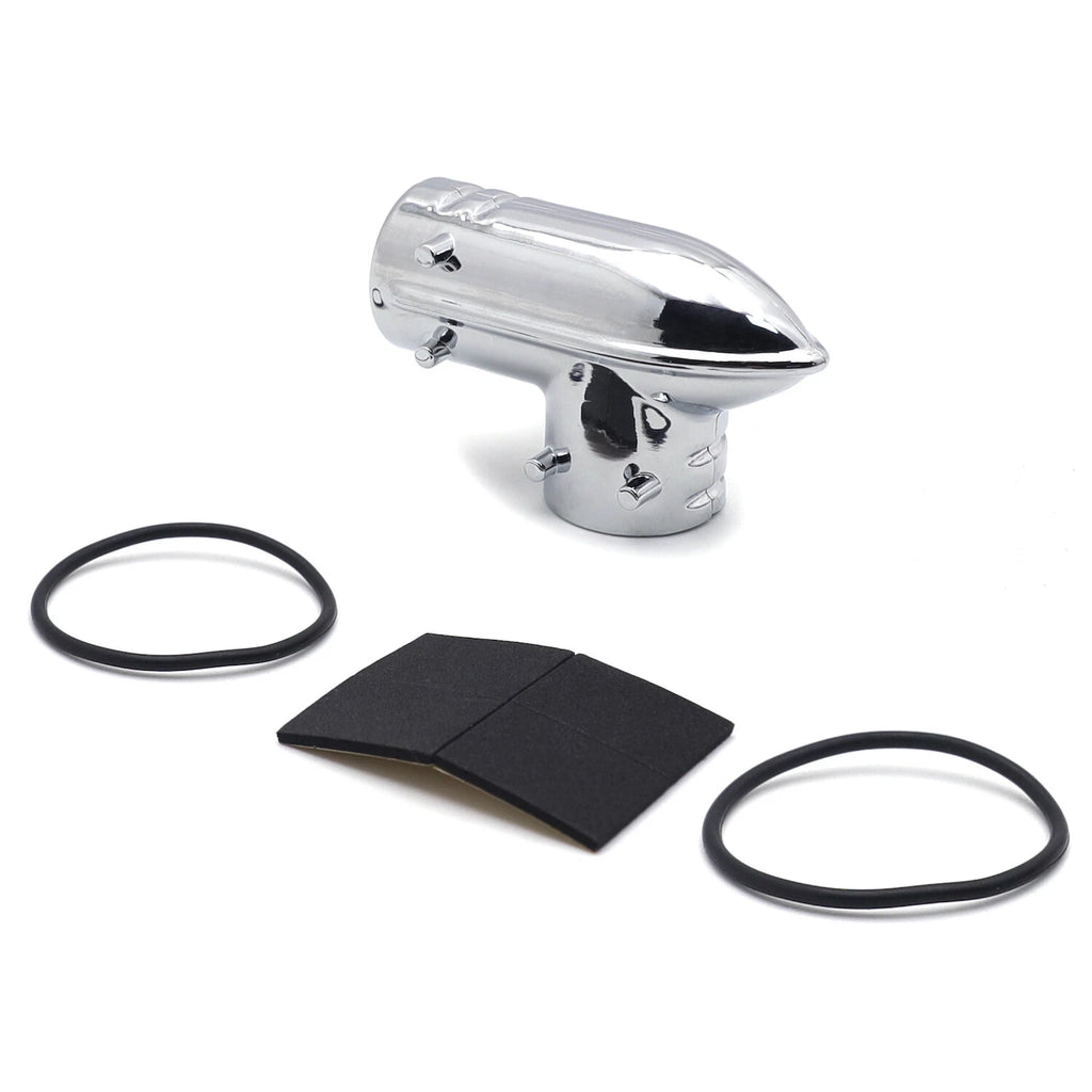 Chrome Fuel Line Fitting Cover for Harley FLHXS Street Glide Special (2007–2016)