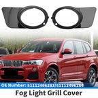 Pair of Front Bumper Fog Light Covers 51112496283 for BMW M5 (2000–2003)