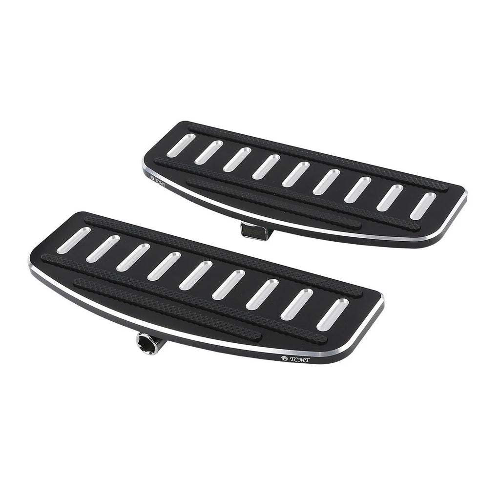 Black Rider Driver Footboard Inserts for Harley Touring Street Glide (1986–2023)
