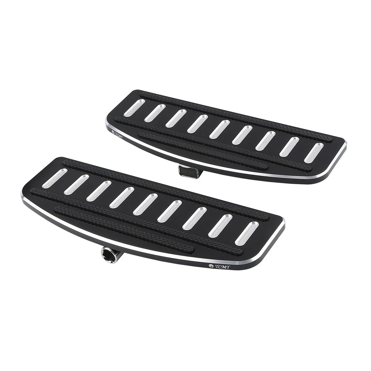 Black Rider Driver Footboard Inserts for Harley Touring Street Glide (1986–2023)