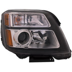 Set of 2 Halogen Headlights for GMC Terrain Denali (2013–2015) Black Bezel