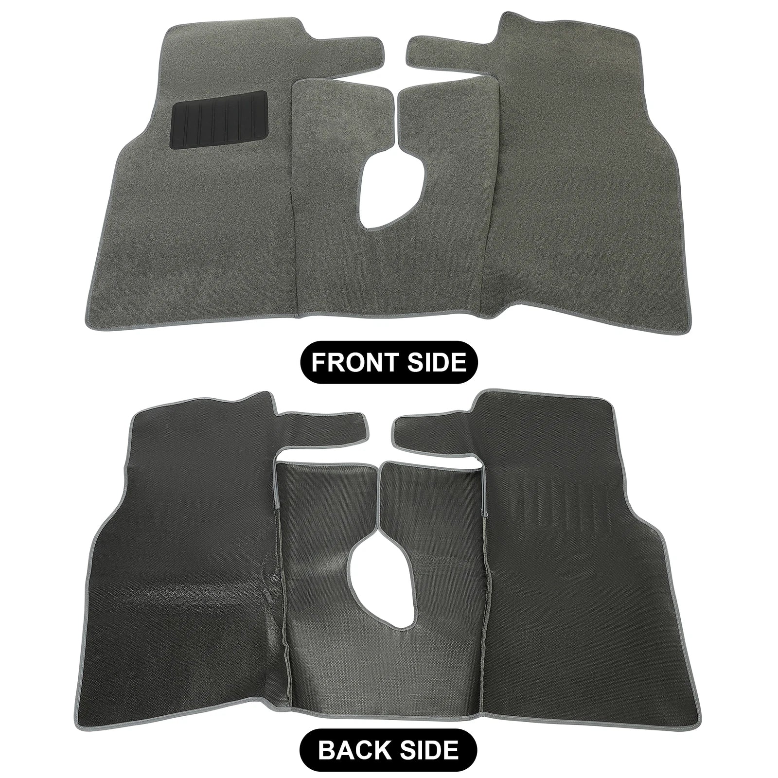 6pcs Interior Carpet Kit for Jeep Wrangler TJ (1997–2006) Gray