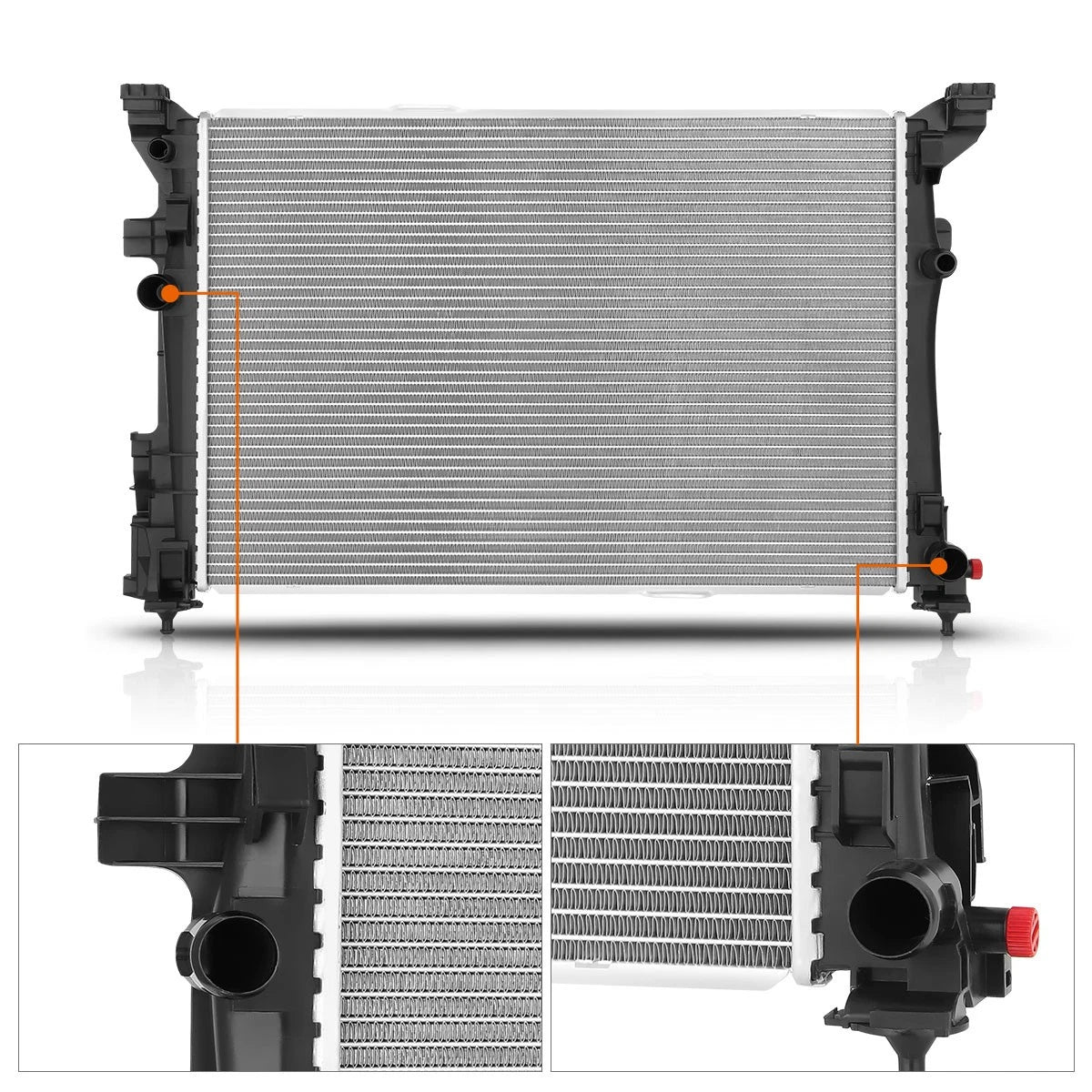 Aluminum OE Style Radiator for Benz CLA250/CLA GLA45 AMG (2014–2017) DPI-13432