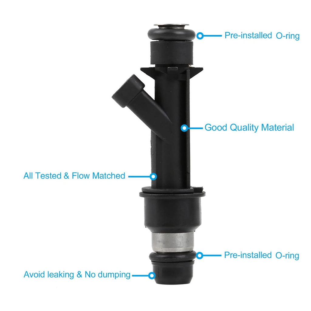 6pcs Fuel Injector Nozzle for Chevrolet Buick Oldsmobile 3.4L (1996–2005)