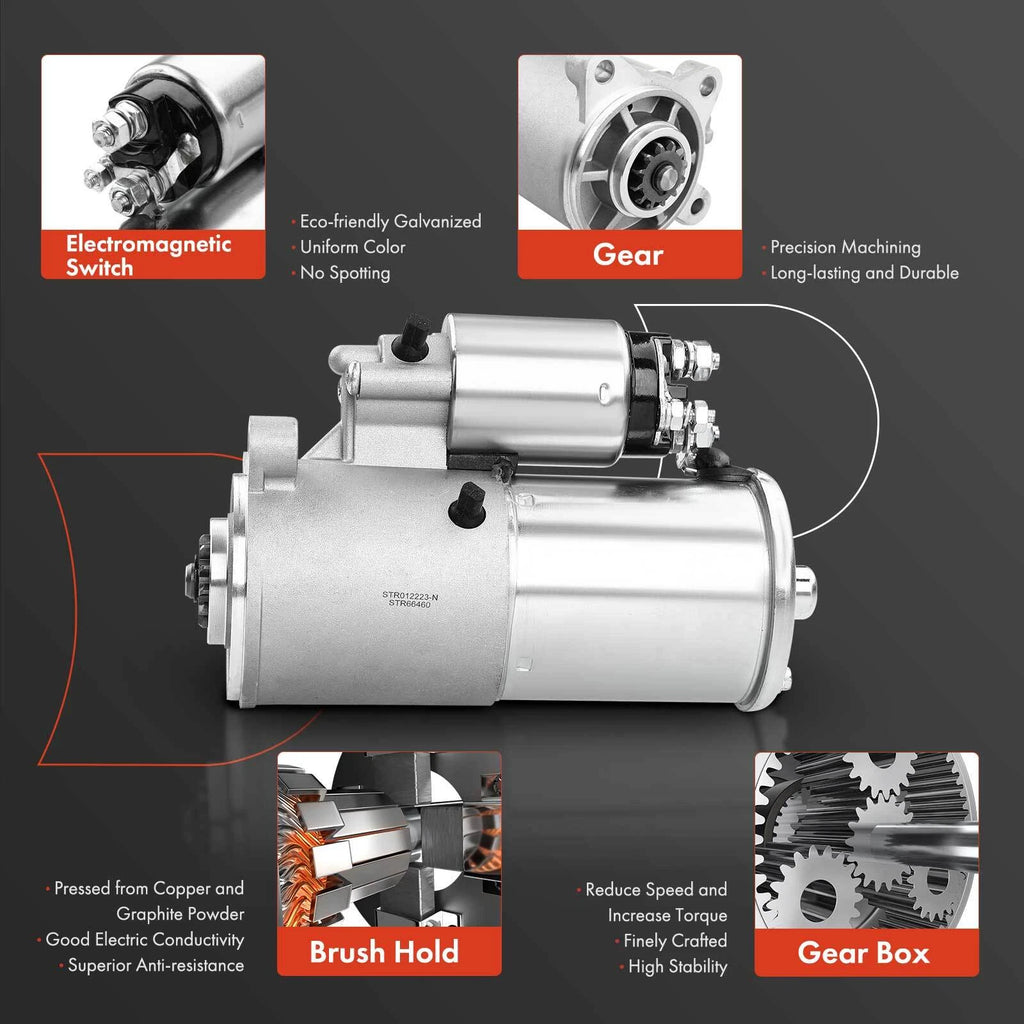 Starter Motor for Ford F-250 F-350 F-450 F-550 Super Duty (1999–2023)
