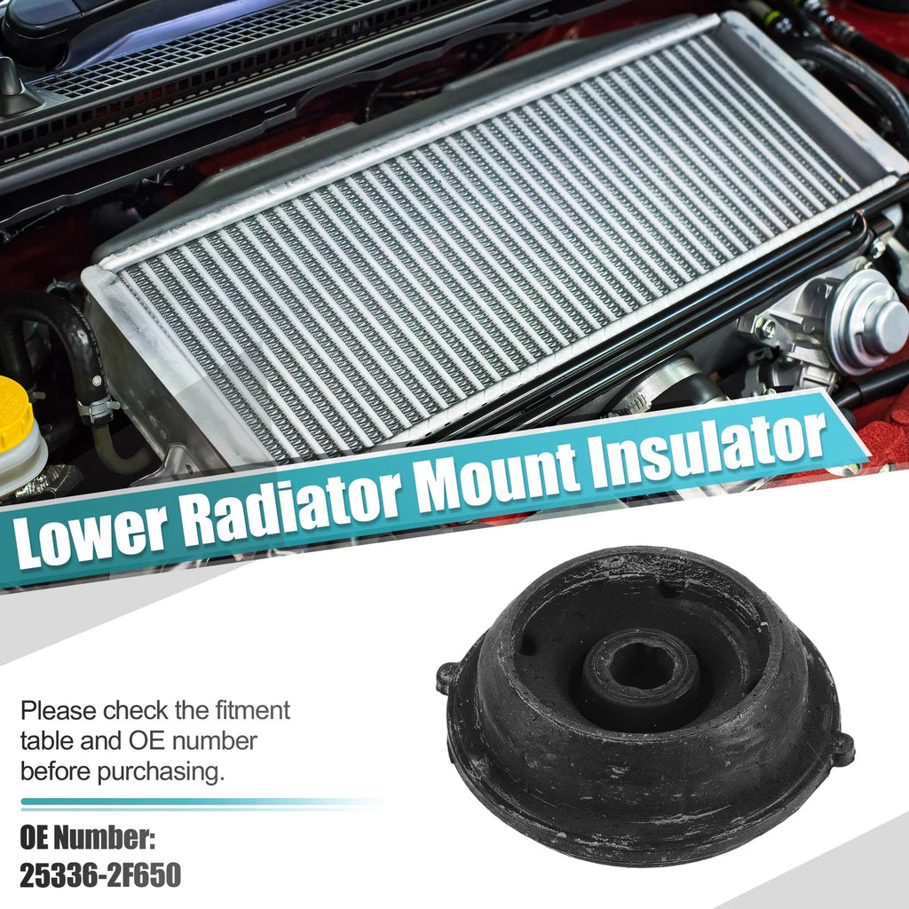 2X Rubber Lower Radiator Mount Insulator for Hyundai Santa Fe (2021–2023)