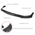 3Pcs Front Bumper Lip Splitter Under Panel Diffuser for Sonata (2020–2021)