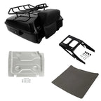 Chopped Trunk Backrest Pad Rack Mount Plate for Harley Sport Glide (2018–2021)