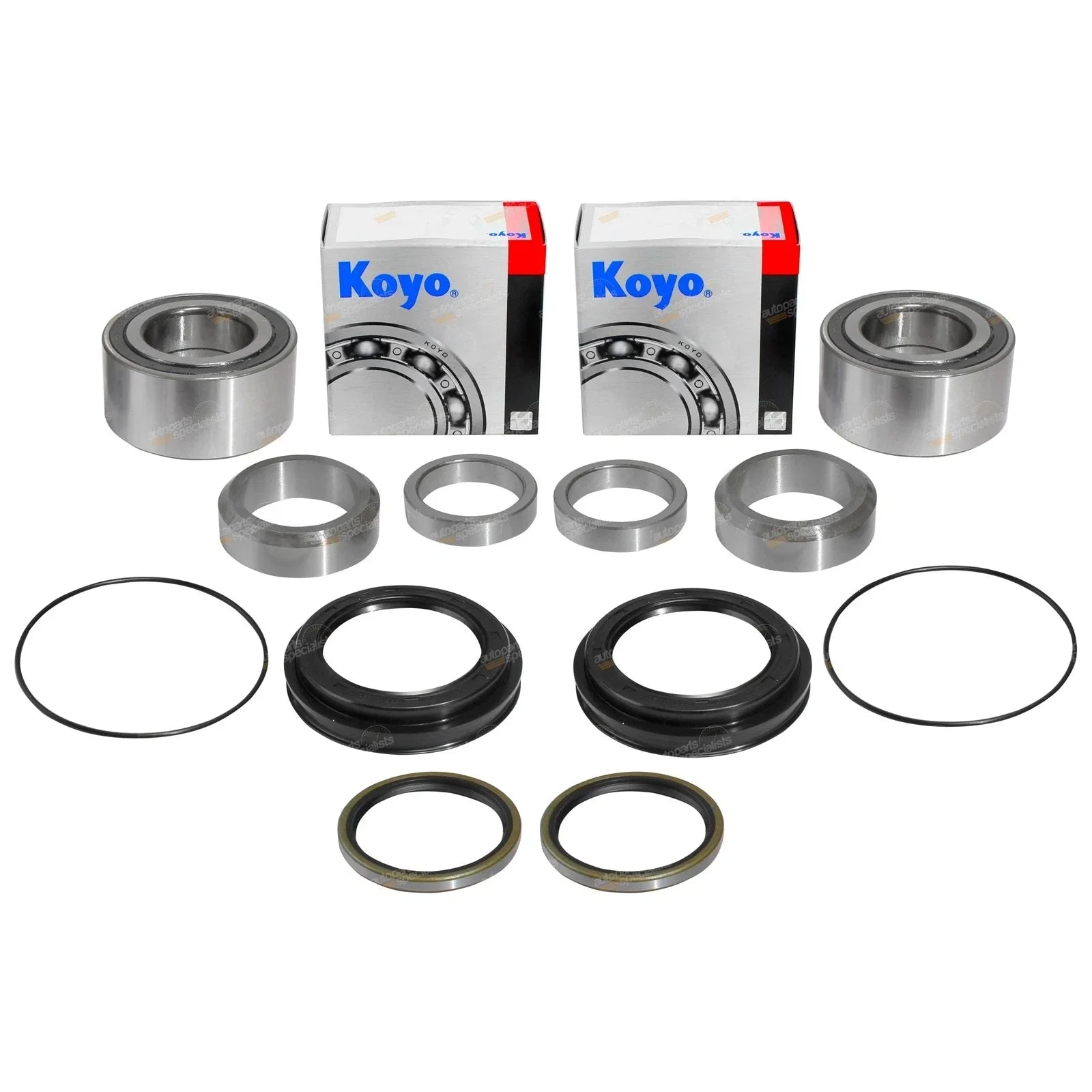 2 x Rear Wheel Bearing Kits for Toyota Landcruiser HDJ100 UZJ100 (1998–2007)