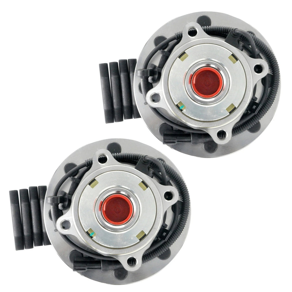 Set of 2 Front Wheel Hub Bearings for Ford F-250 F-350 F-550 Super Duty (DRW)