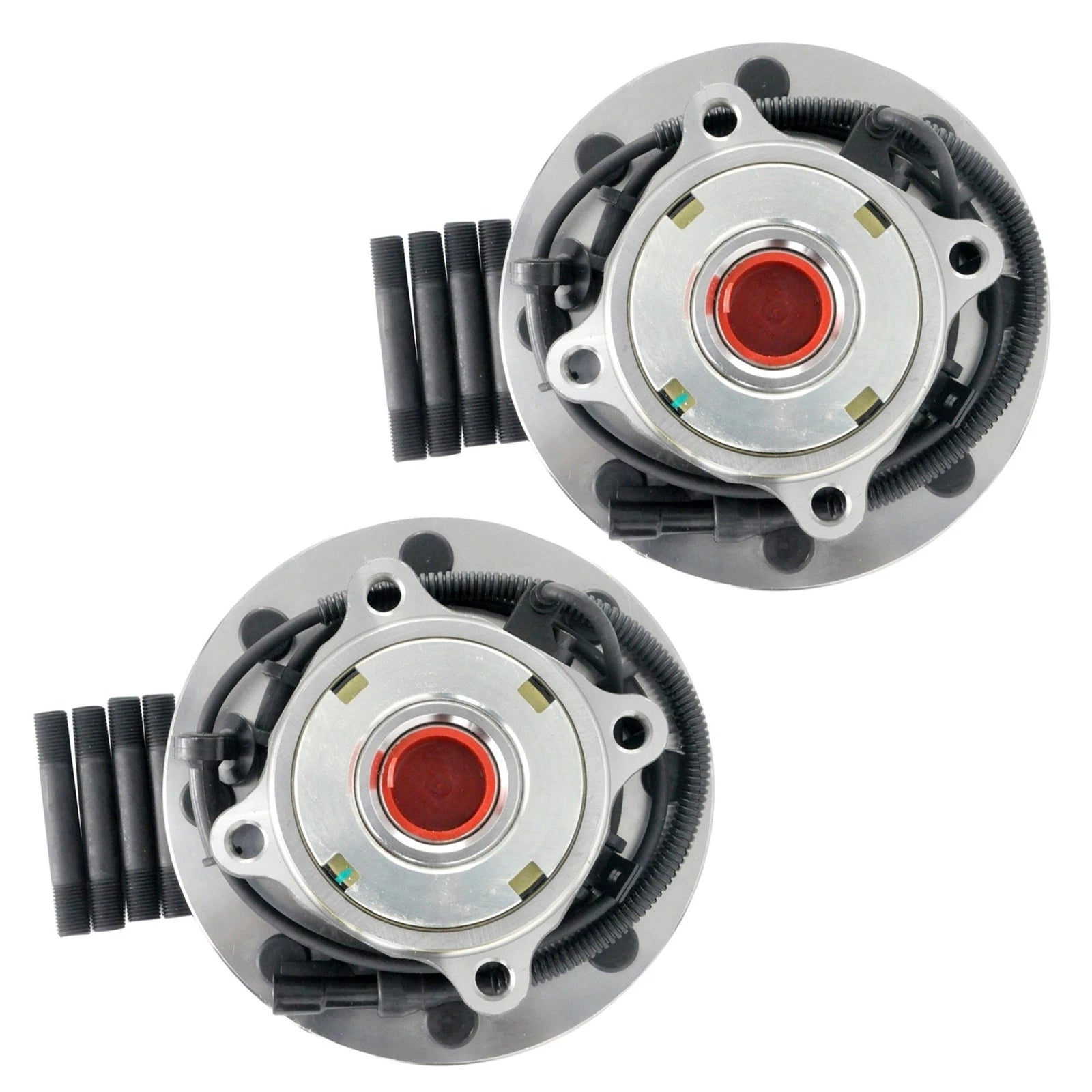 Set of 2 Front Wheel Hub Bearings for Ford F-250 F-350 F-550 Super Duty (DRW)
