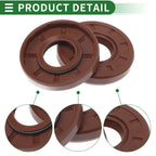 Set of 5 Oil Seal Rotary Shaft Seal FKM Rubber 19x42x7mm
