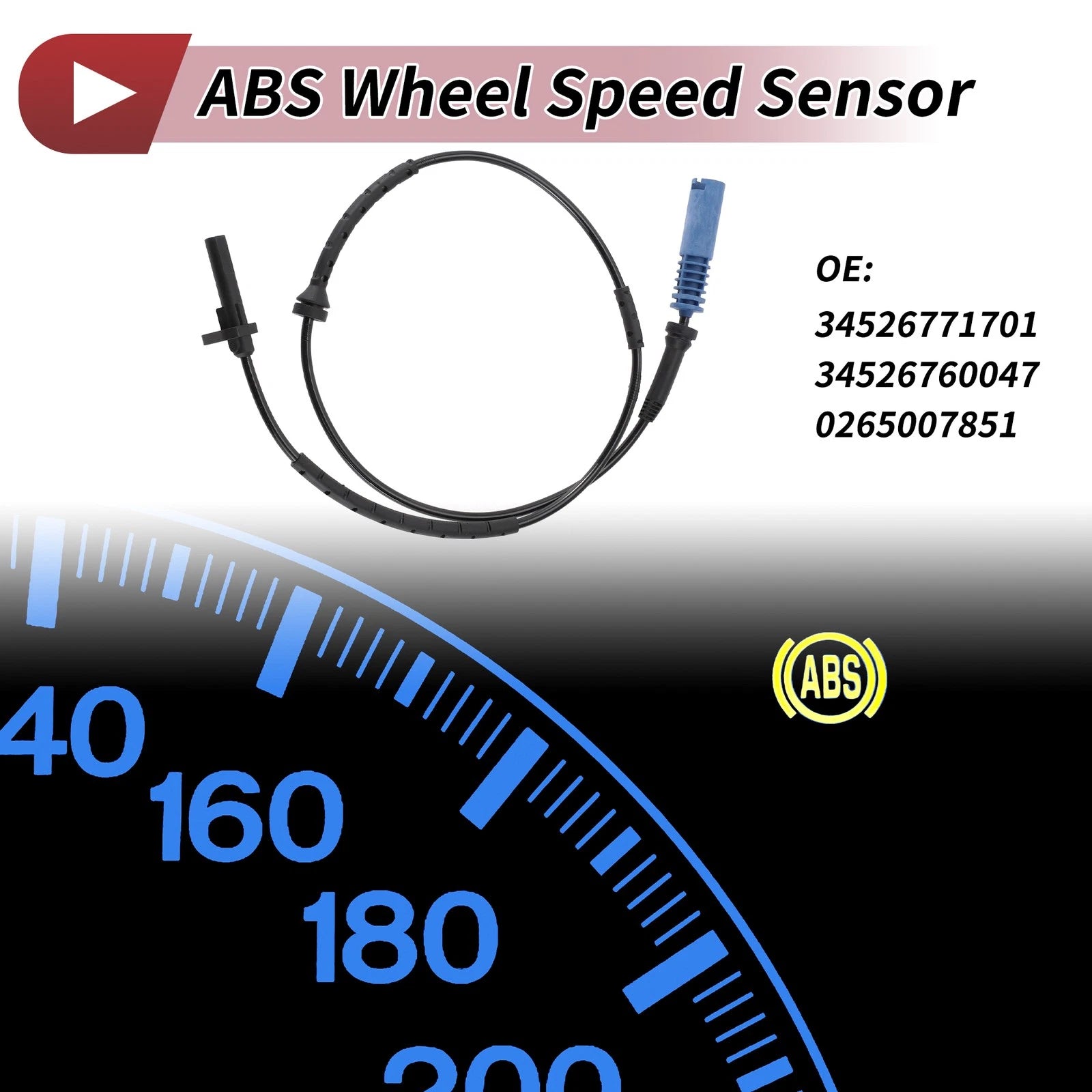 ABS Wheel Speed Sensor No. 34526771701 for BMW 530xi (2006–2007)