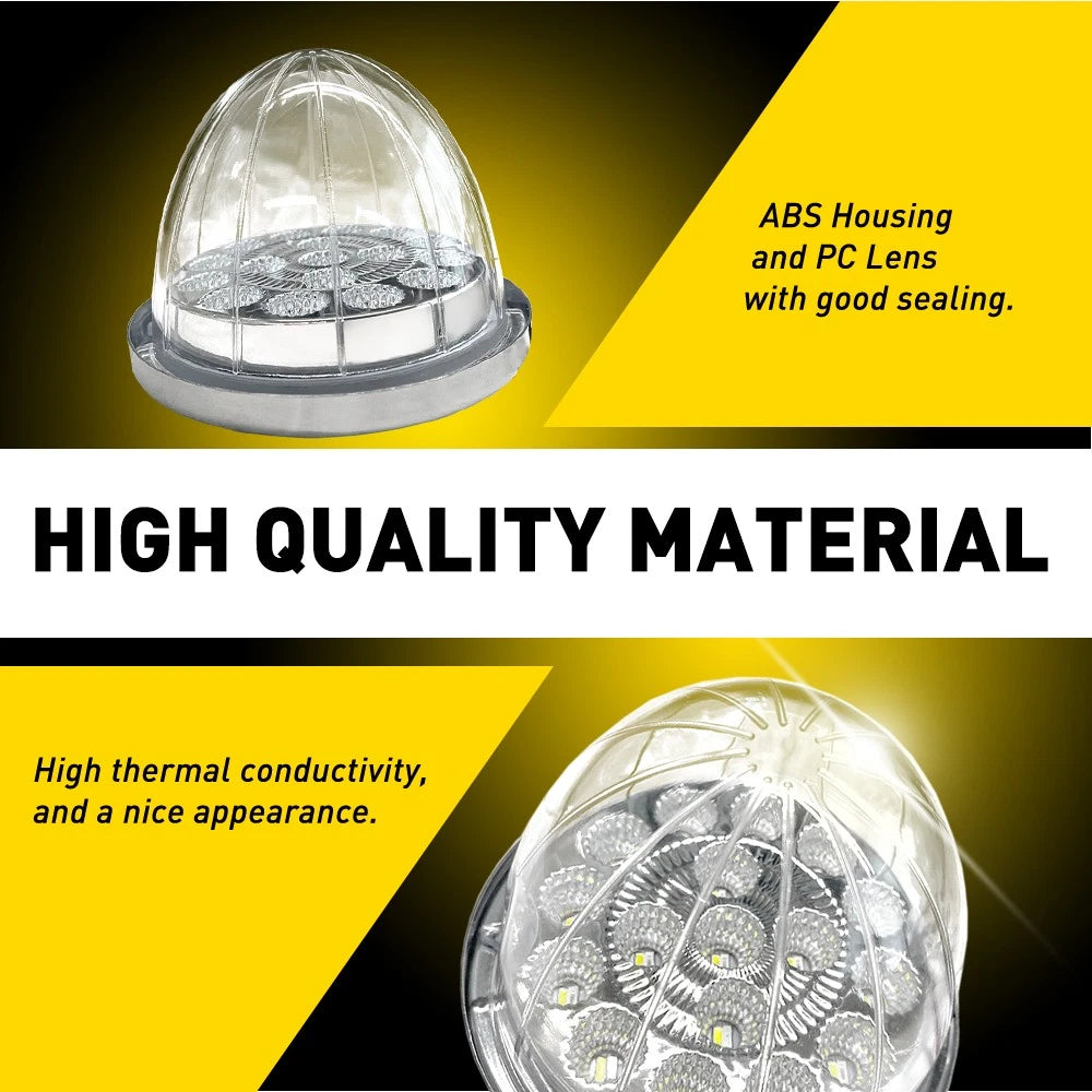 Pair of LED Clearance Lights for Universal Vehicles (12V)