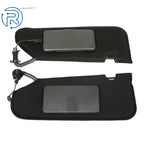 Set of 2 Sun Visors for Chevrolet Corvette (2005–2013) Black Cloth
