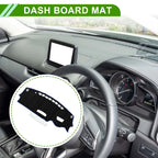 Dashboard Cover Mat for Mazda CX-3 (2016–2022) Sun Protector Black Blue