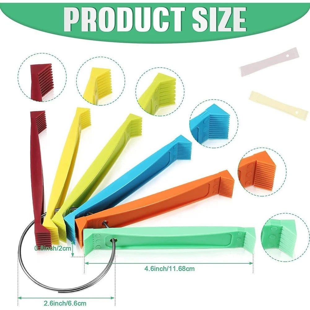 Set of 6 AC Radiator Fin Comb Cleaning Brushes for Condenser Coil Repair