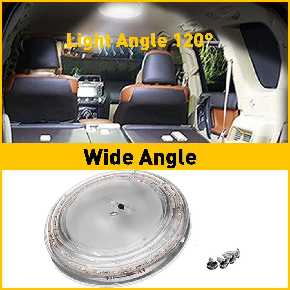 LED Ceiling Light Fixture for RV Camper Trailer (12V)