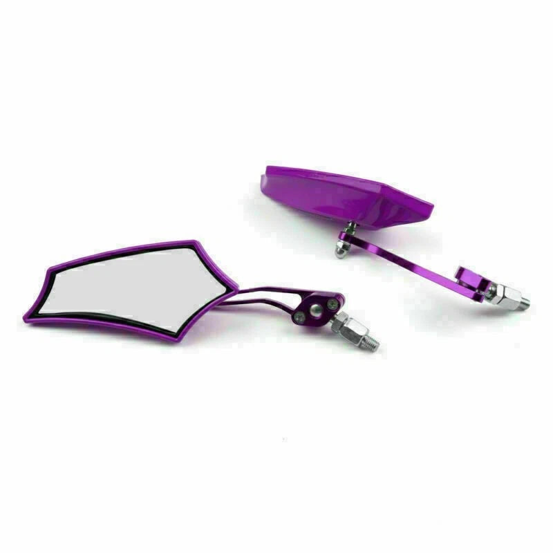 Rear View Mirrors 8mm 10mm for Motorcycle Chopper Cruiser Dirt Bike