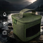 Waterproof Nylon Fishing Tackle Bag 18x18x14.5cm