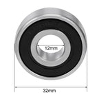 6201-2RS Deep Groove Ball Bearing for Various Models (12x32x10mm)