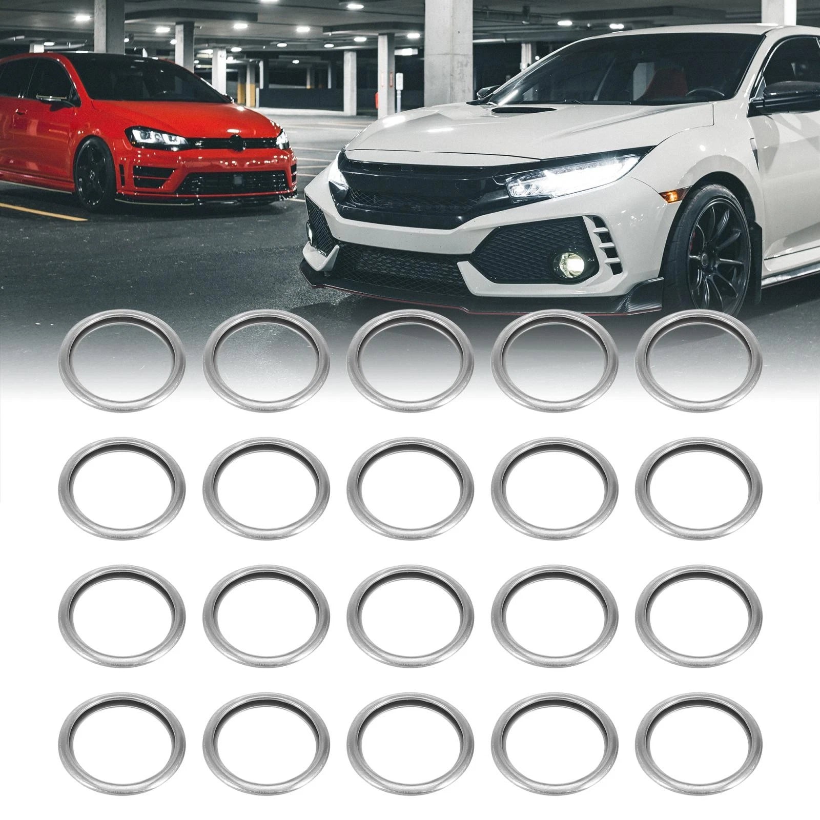 20pcs M20 Oil Drain Plug Gasket for Subaru Legacy (1989–1994)